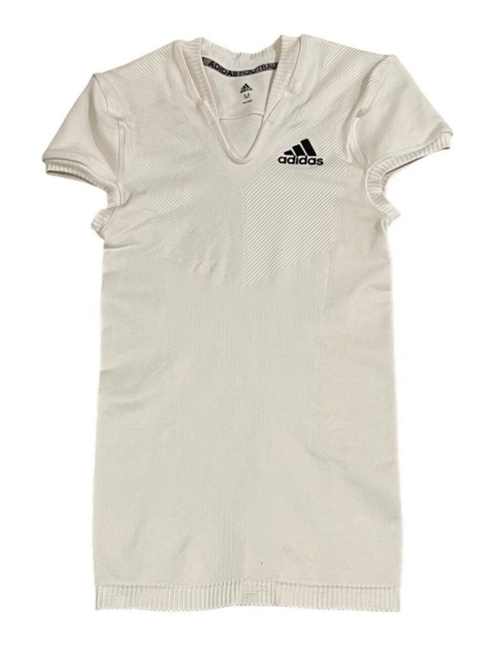 Adidas Primeknit A1 Football Jersey White Black Men's M DQ3446 NWOT